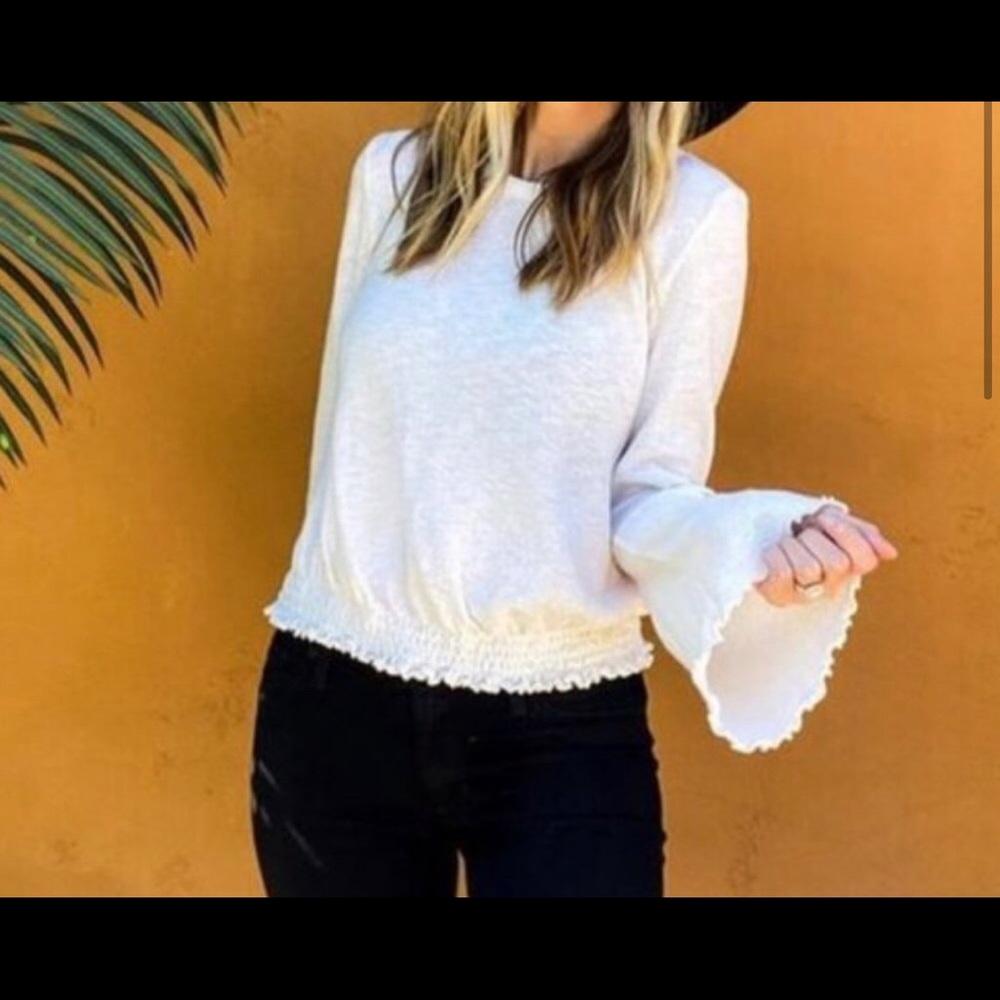 Madewell Bell Shaped Sleeve Top
